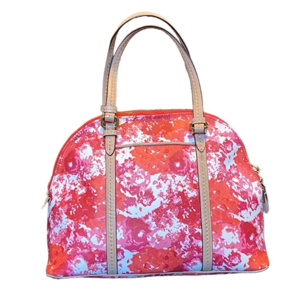 Coach Peyton Floral Cora Dome Satchel - Picture 2 of 11